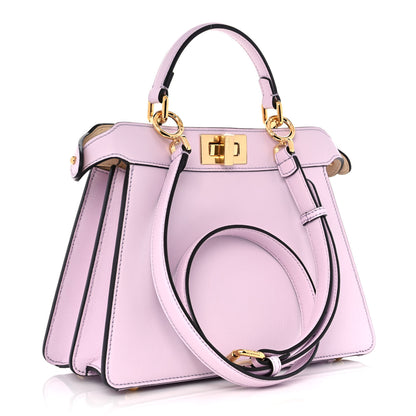 Fendi Vitello Seta Shiny Nappa Dancing Girls Inlay Small Peekaboo I SEE U Satchel Anemone Multicolor 2 of 8