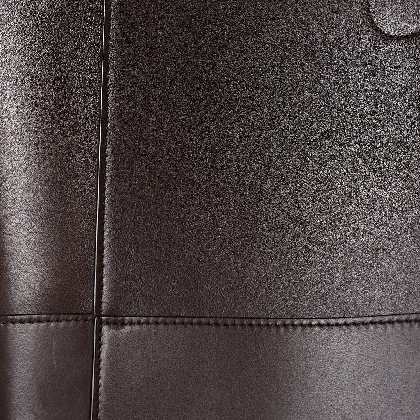 Supersoft Calfskin Sangle Bucket Bag Wood
