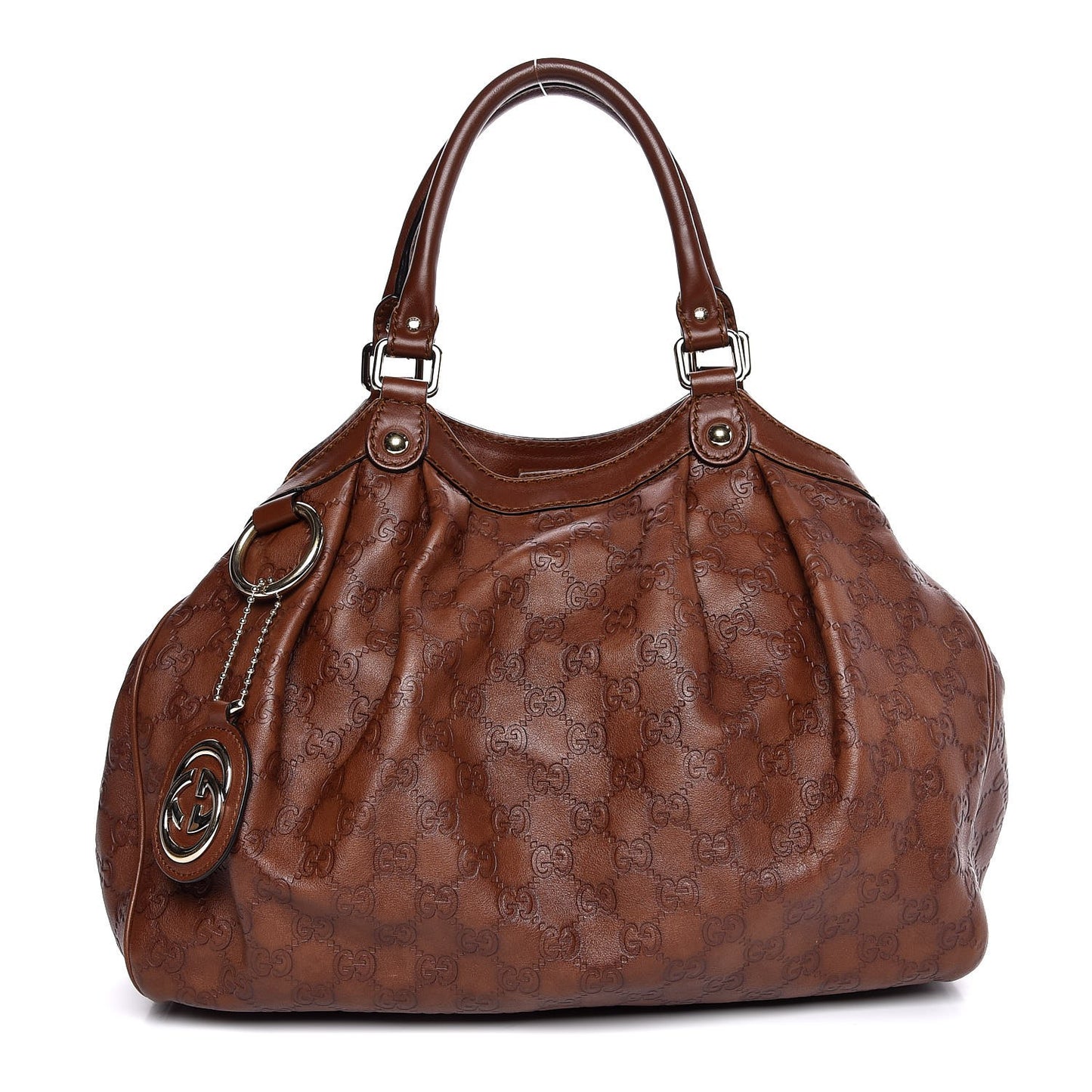 Guccissima Medium Sukey Tote Brown