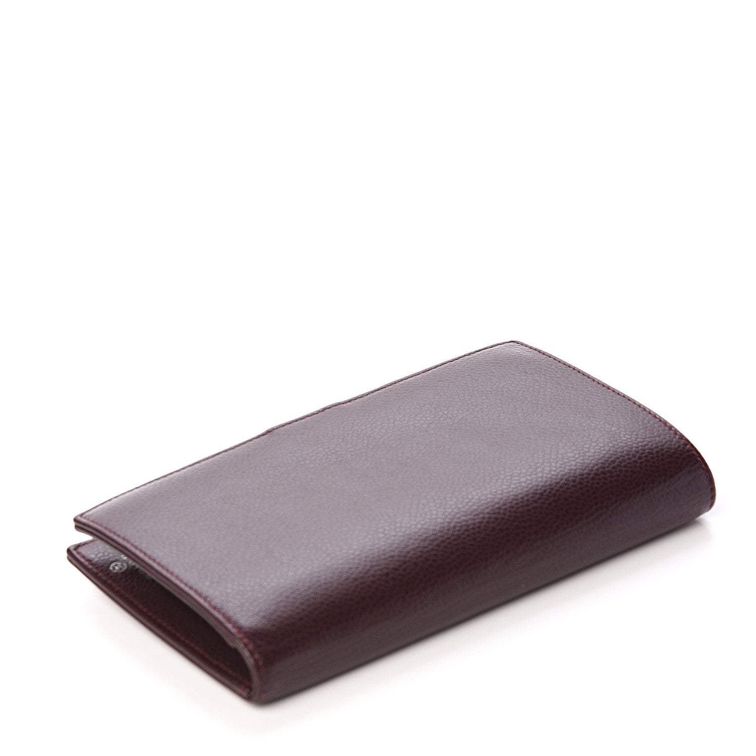 Chanel Caviar Timeless CC French Wallet Dark Bordeaux 3 of 11