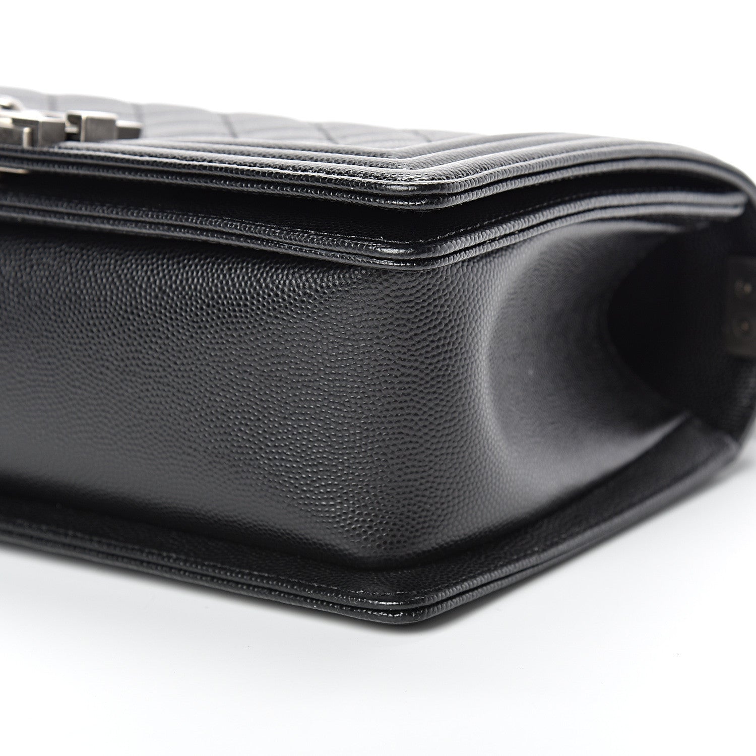 Chanel Caviar Quilted Medium Boy Flap Black 9 of 12