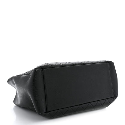 Chanel Caviar Quilted Grand Shopping Tote GST Black 4 of 15