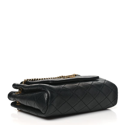 Saint Laurent Lambskin Quilted Monogram Mini Nolita Black 4 of 10
