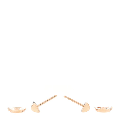 Hermes 18K Rose Gold Clou d'H Stud Earrings 3 of 5