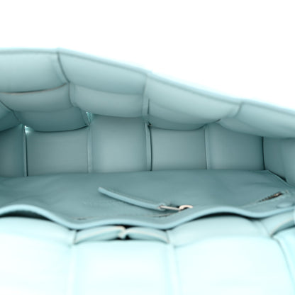 Bottega Veneta Paper Calfskin Maxi Intreccio Padded Cassette Crossbody Bag Topazio 5 of 10