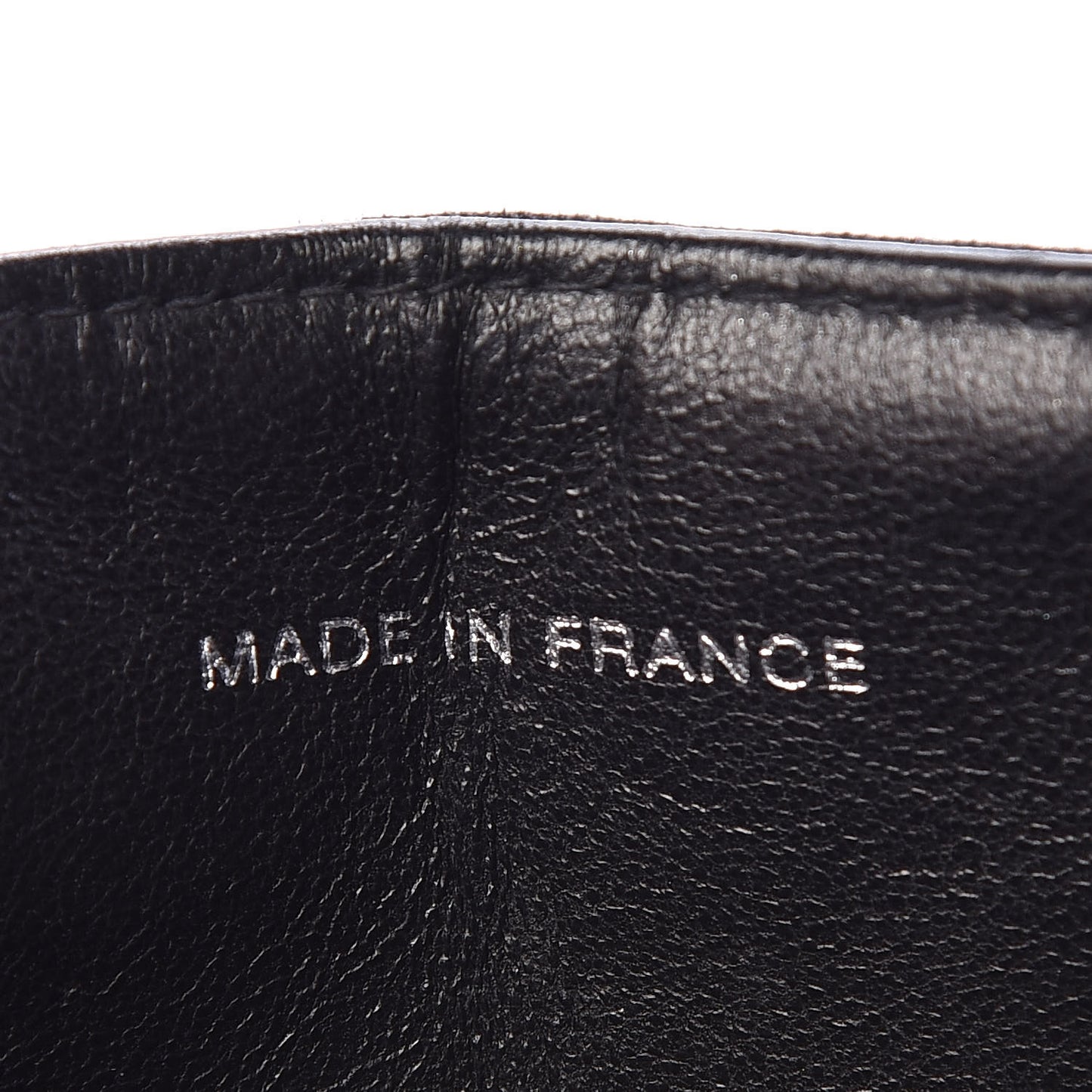 Canvas Quilted Coco ID Chain Bag Black