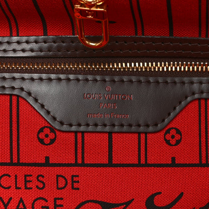 Louis Vuitton Damier Ebene Neverfull MM 6 of 10