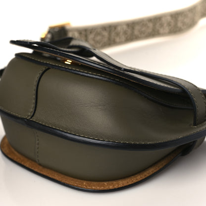 Loewe Calfskin Jacquard Mini Gate Dual Bag Autumn Green 9 of 9