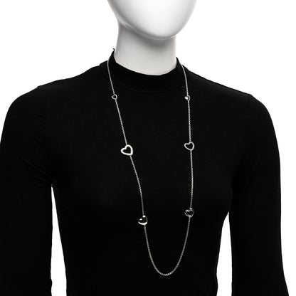 David Yurman DAVID YURMAN Sterling Silver Cable Heart Chain Necklace 2 of 4