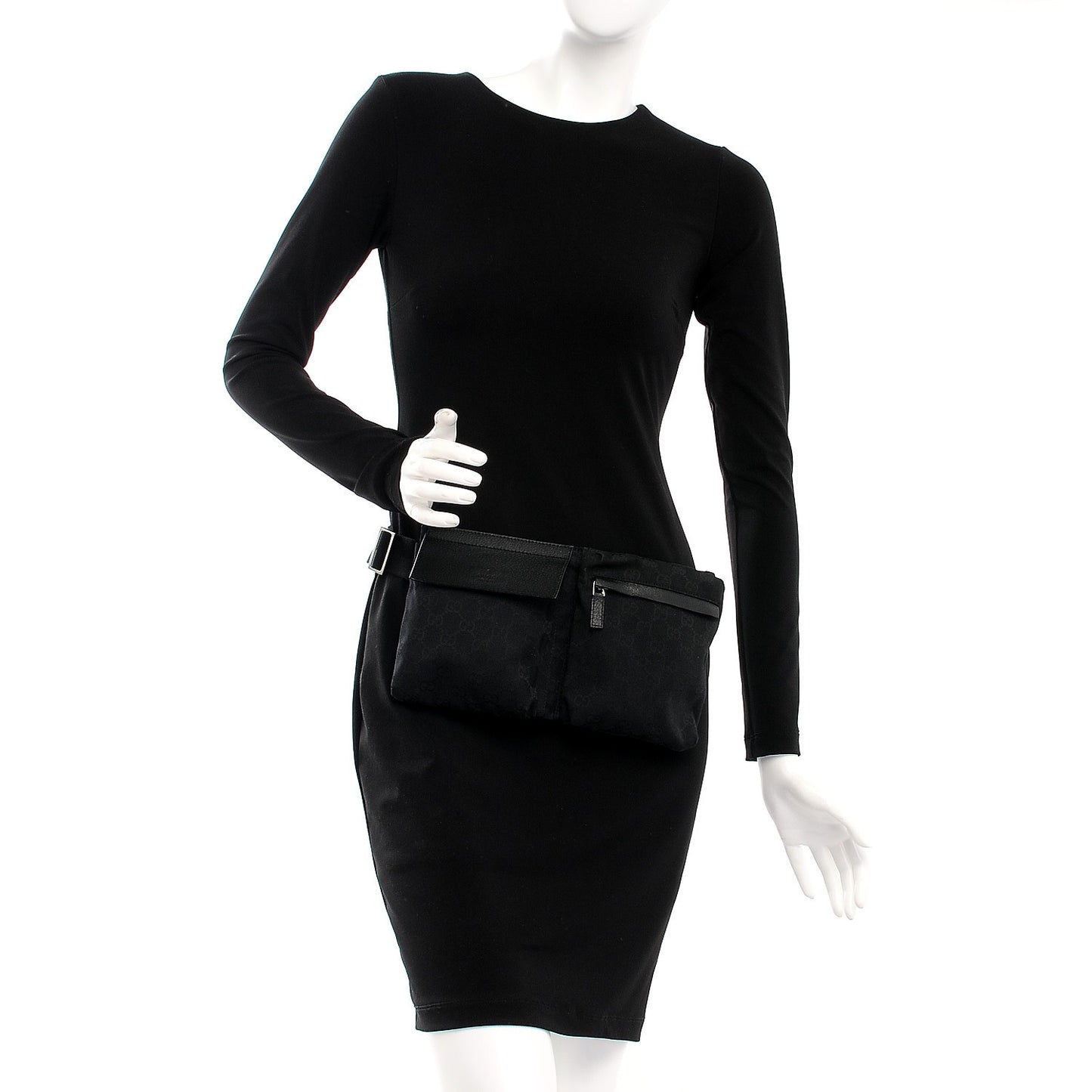 Monogram Belt Bag Black