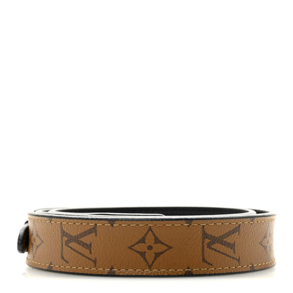 Louis Vuitton Reverse Monogram Bandouliere Shoulder Strap XL Black 2 of 6