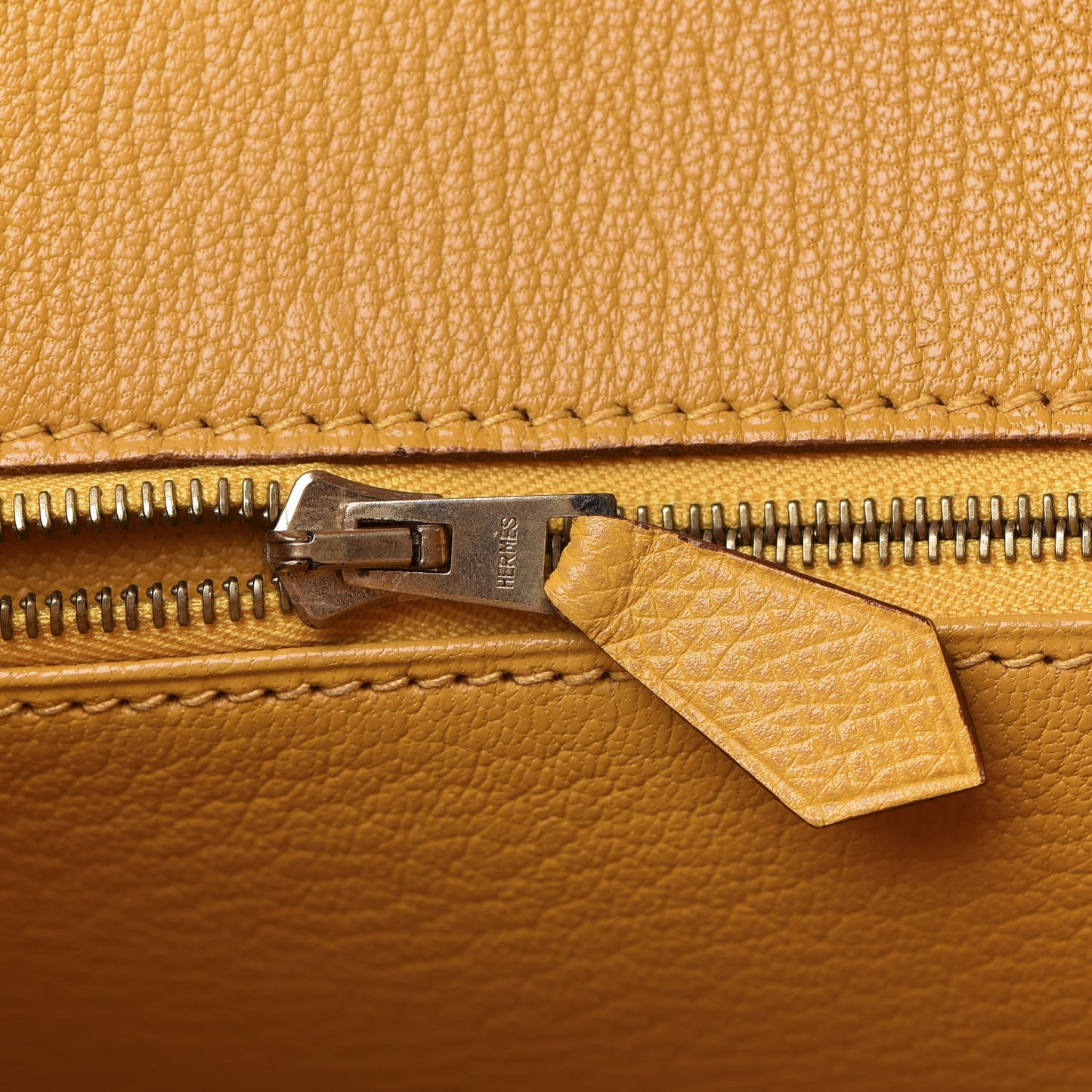 Epsom Birkin 35 Jaune Ambre