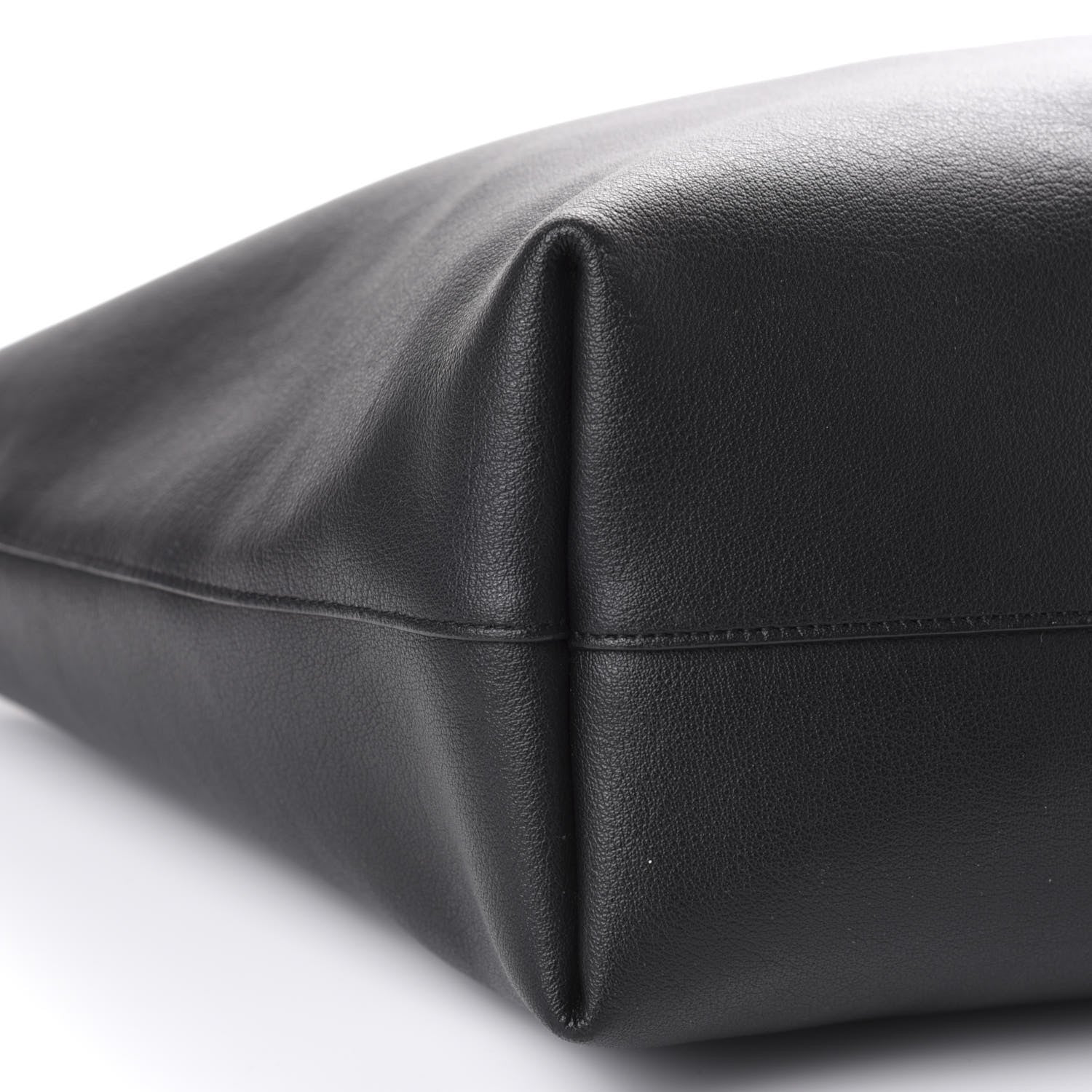 Saint Laurent Calfskin Large Shopping Tote Black 6 of 11
