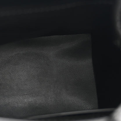 Givenchy Box Calfskin Shark Lock Bucket Bag Black 5 of 9