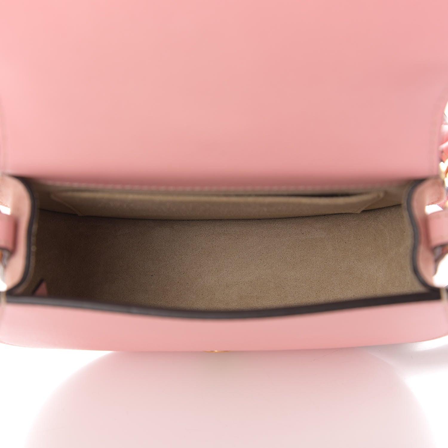 Chloe Calfskin Suede Small Nile Bracelet Bag Washed Pink 6 of 12