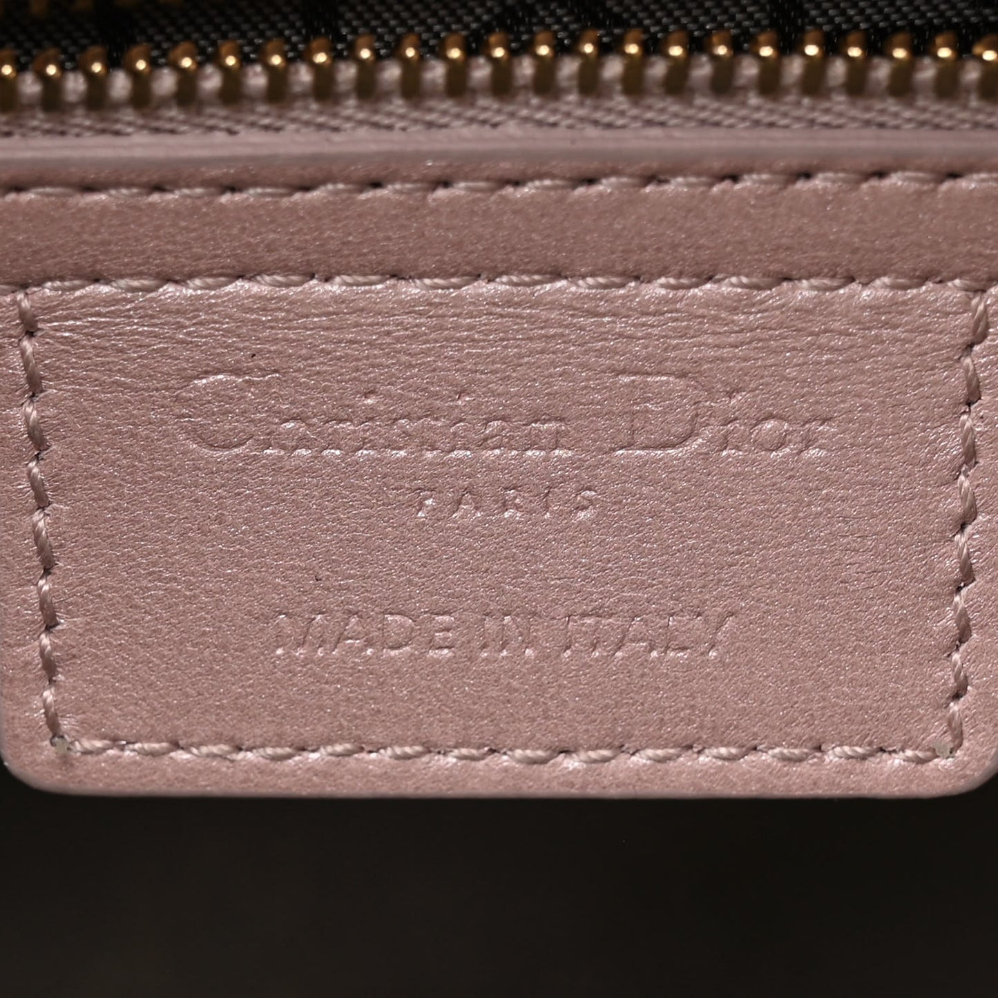 Pearly Lambskin Cannage Medium Lady Dior Lotus