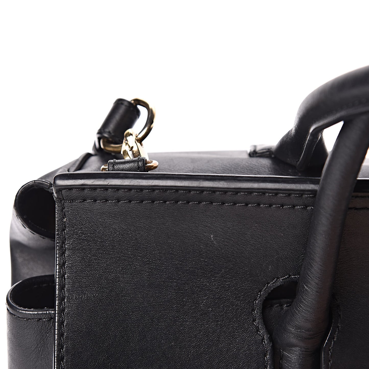 Calfskin Large Palazzo Empire Bag Black