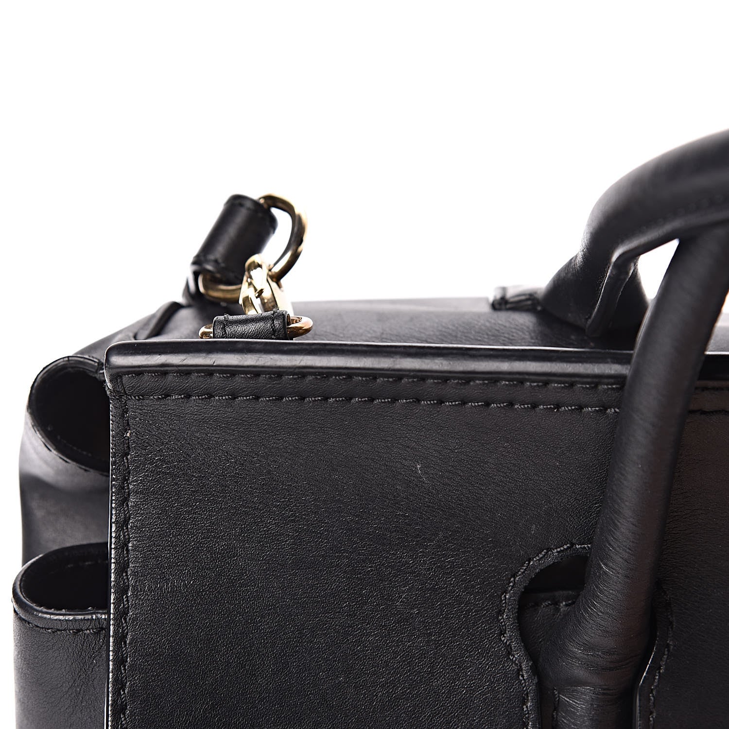 Versace Calfskin Large Palazzo Empire Bag Black 37 of 40