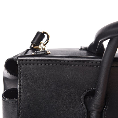 Versace Calfskin Large Palazzo Empire Bag Black 37 of 40