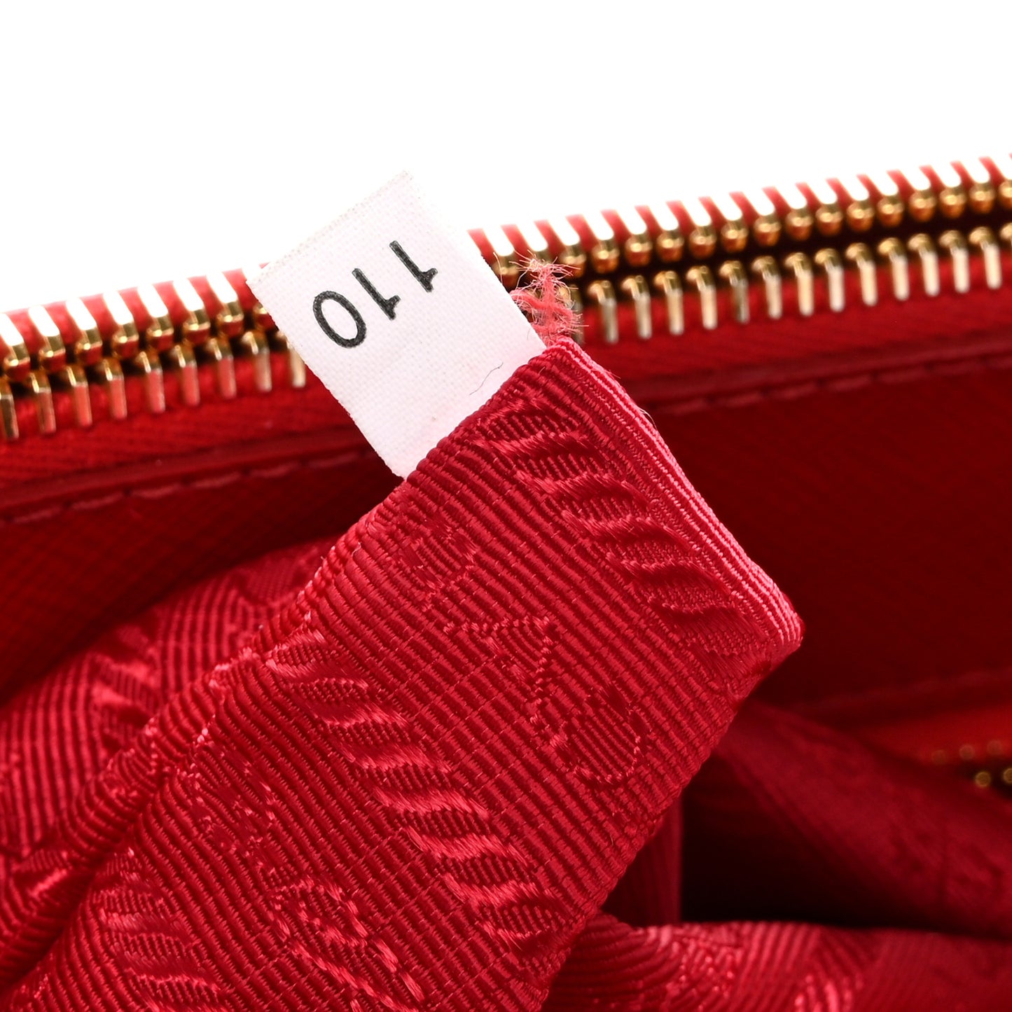 Saffiano Vernice Galleria Double Zip Tote Rosso