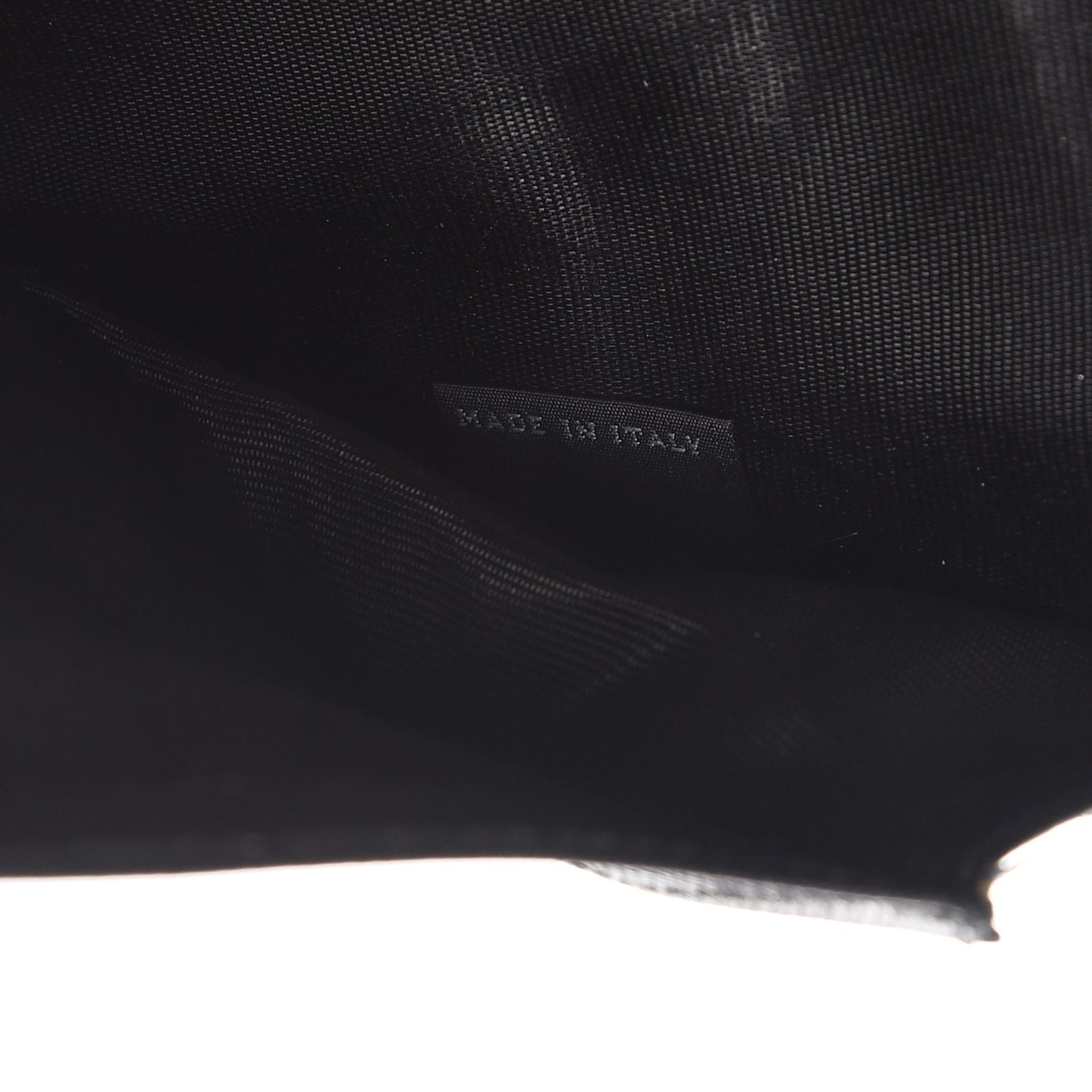 Saffiano Metal Zip Around Travel Wallet Black