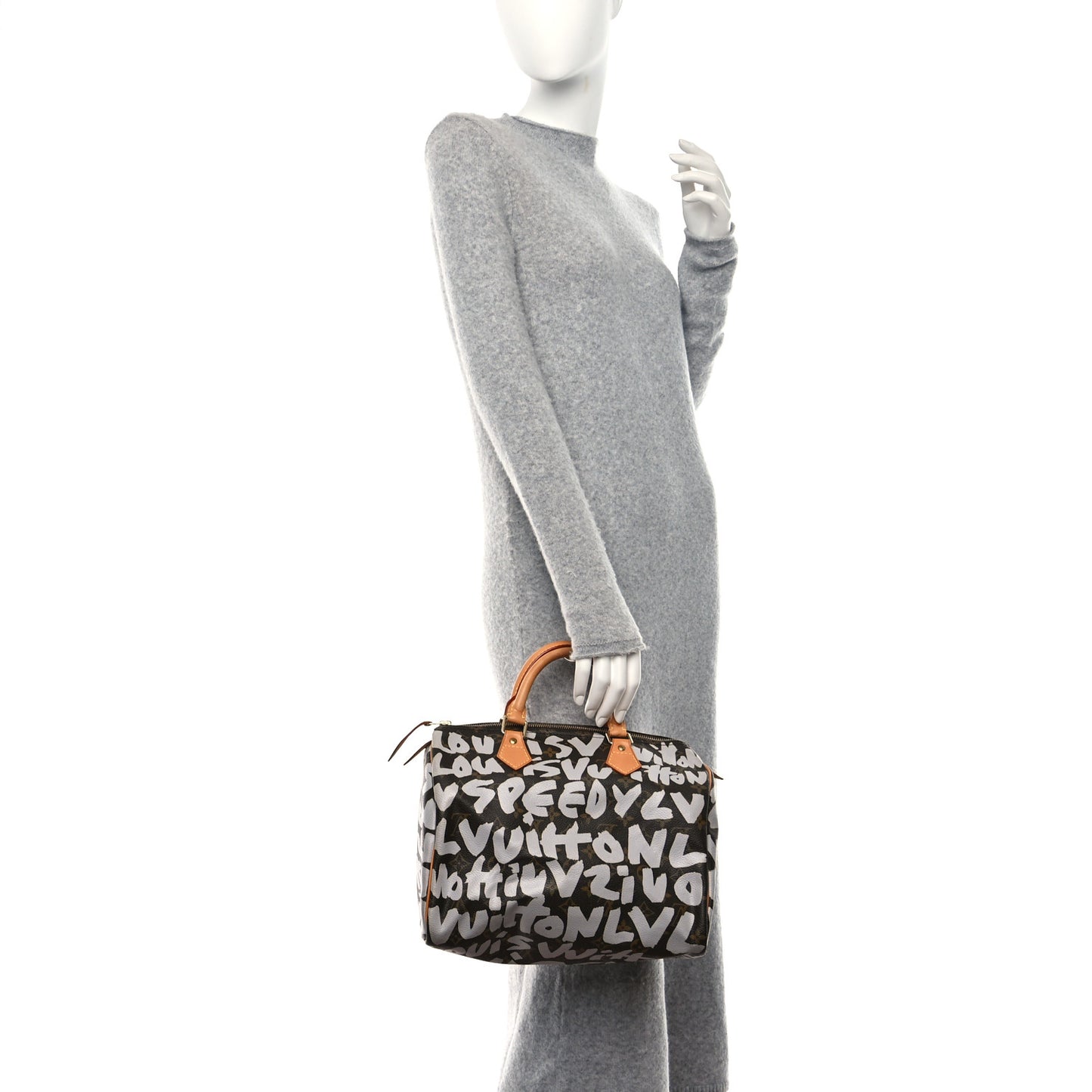 Monogram Graffiti Speedy 30 Silver