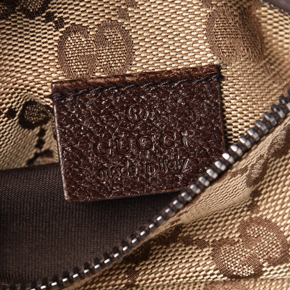 Gucci GG Monogram Double Pocket Belt Bag Dark Brown 6 of 10