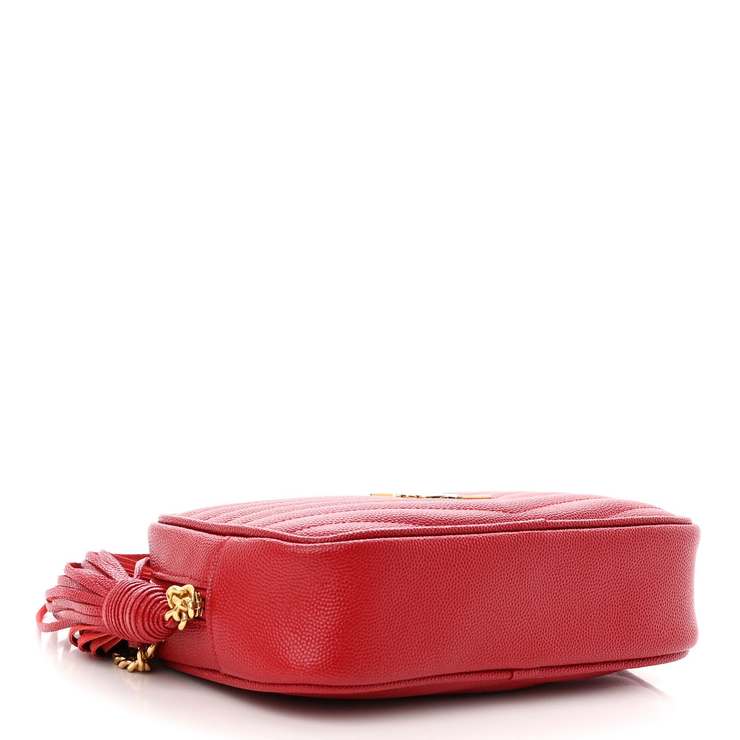 Grain De Poudre Matelasse Monogram Mini Lou Camera Bag Eros Red