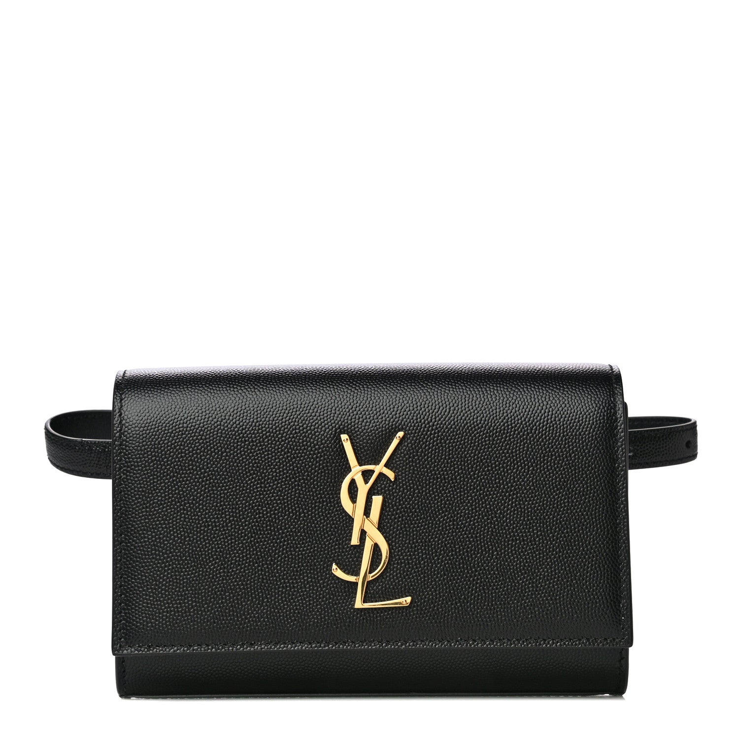 Saint Laurent Grain De Poudre Monogram Kate Belt Bag Black 1 of 8