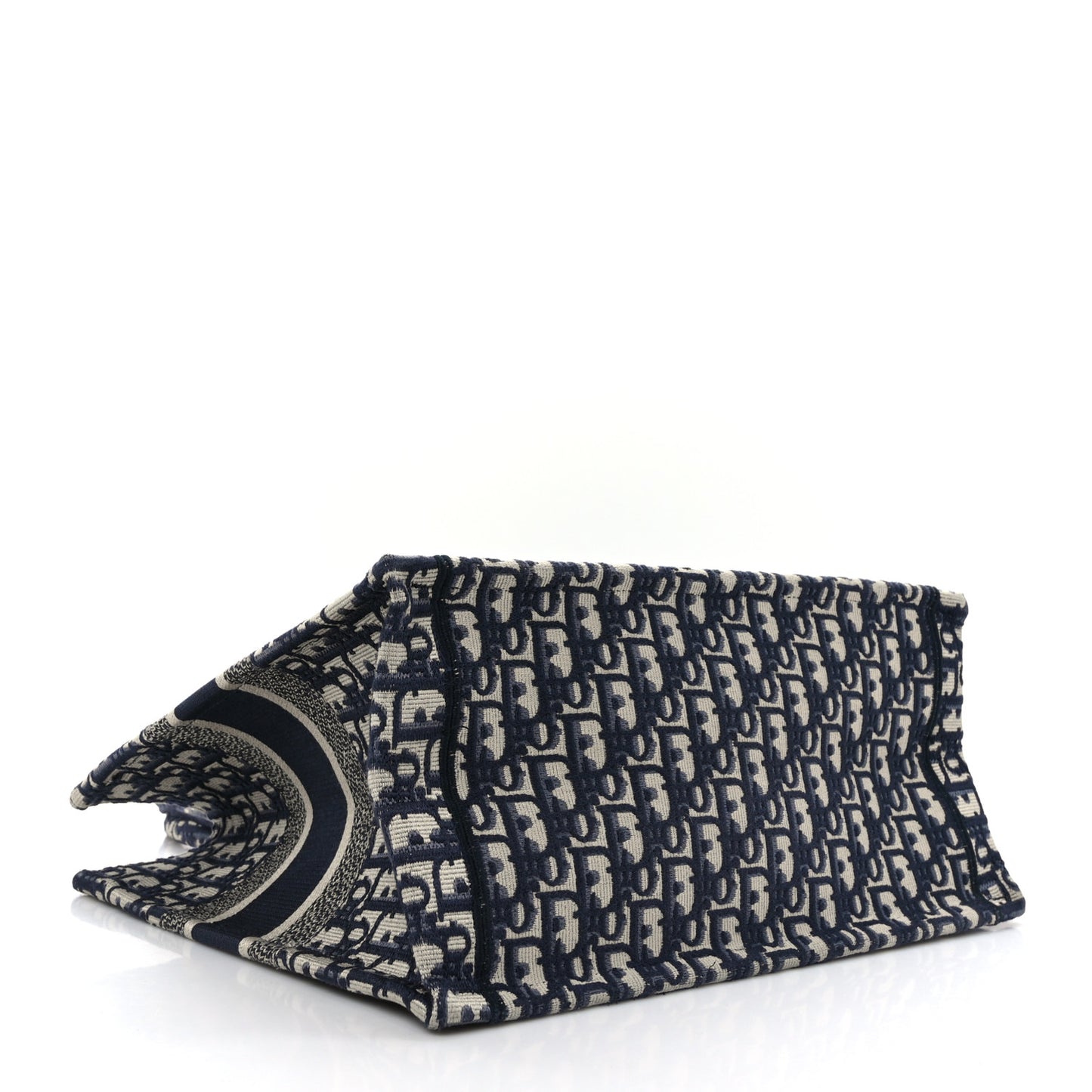 Oblique Medium Book Tote Blue Multicolor