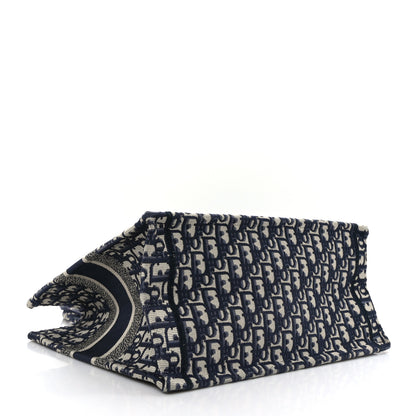 Christian Dior Oblique Medium Book Tote Blue Multicolor 3 of 8