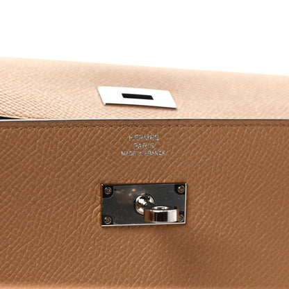 Hermes Epsom Verso Kelly Wallet To Go Chai Mauve Sylvestre 5 of 8