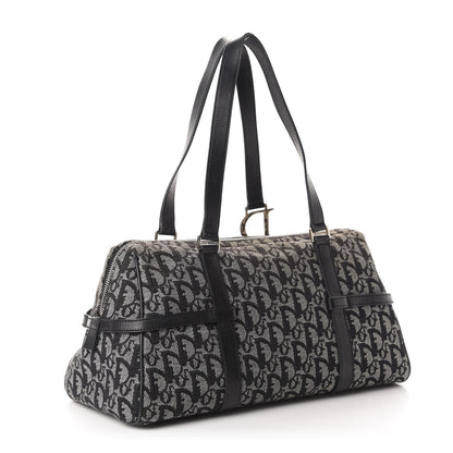 Christian Dior Denim Monogram Charms Shoulder Bag Black 2 of 11