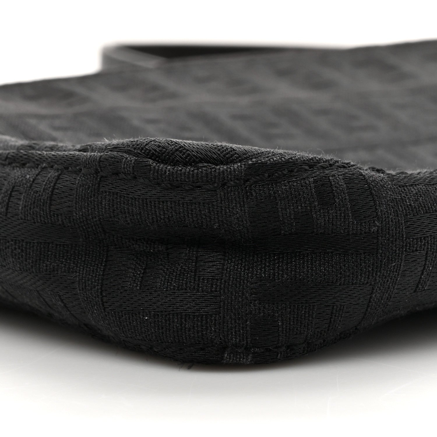 Fendi Zucchino Pochette Black 1651383 – FASHIONPHILE