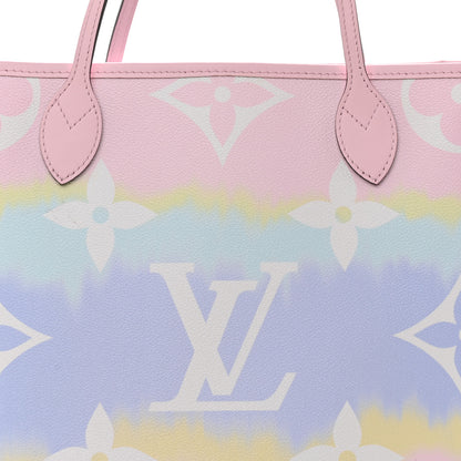Louis Vuitton Monogram Escale Neverfull MM Pastel 9 of 13