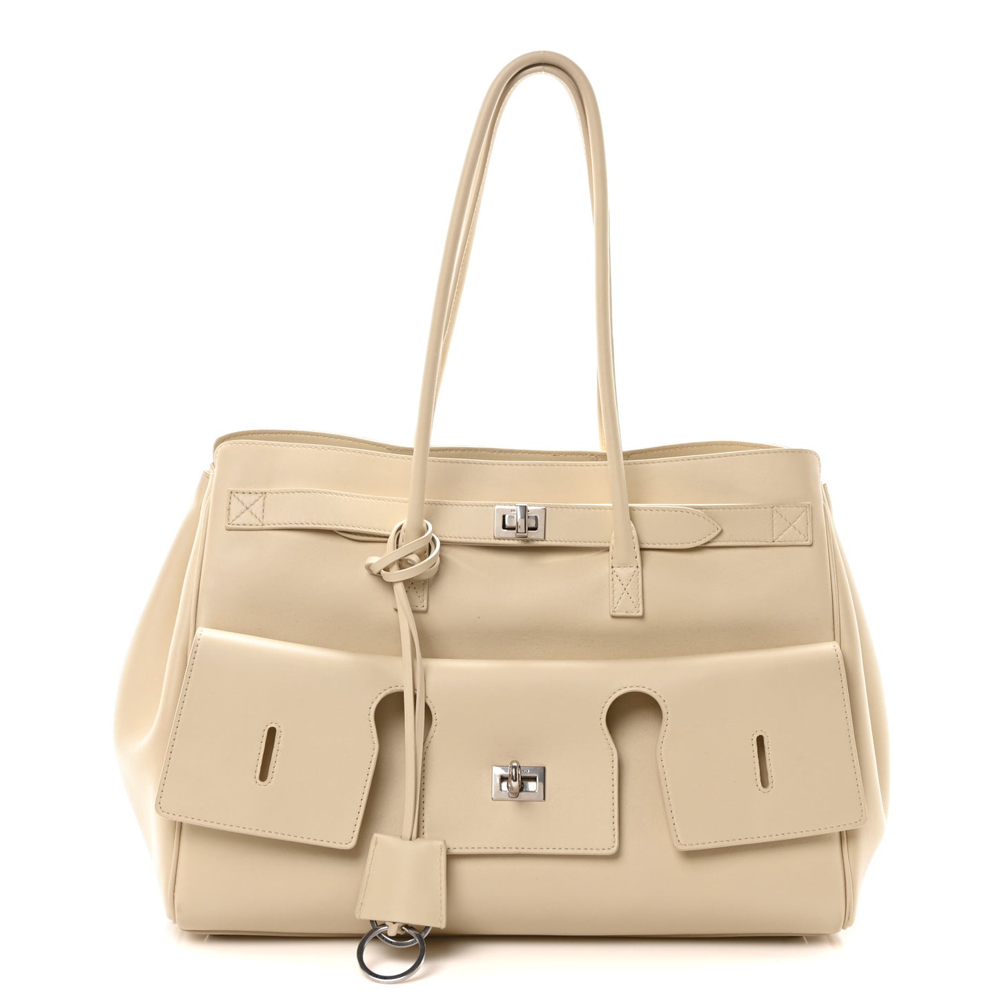 Smooth Calfskin Medium Bel Air Carry All Bag Soya