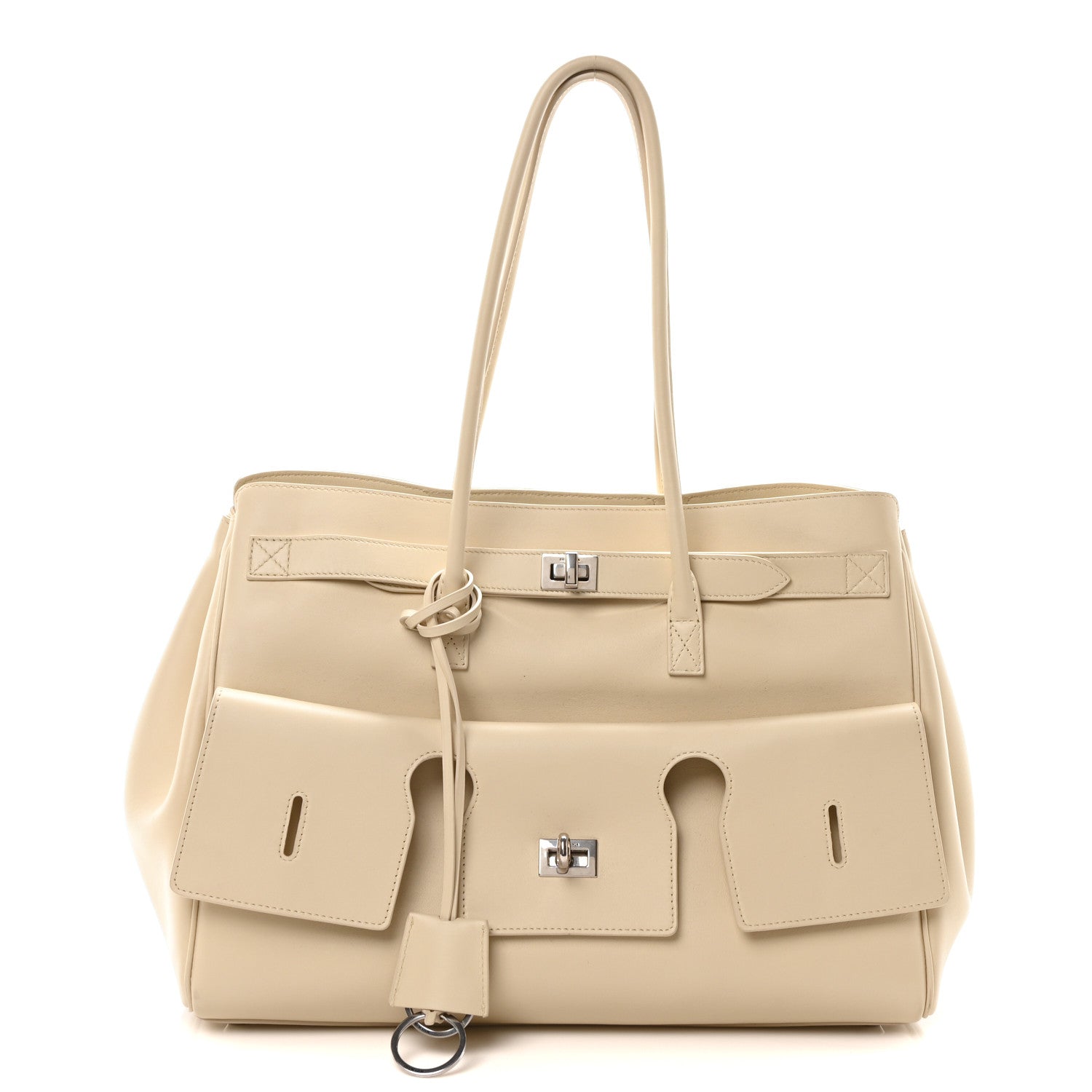 Balenciaga Smooth Calfskin Medium Bel Air Carry All Bag Soya 1 of 9