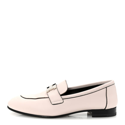 Hermes Calfskin Womens Paris Loafers 36 Rose Petale 1 of 10