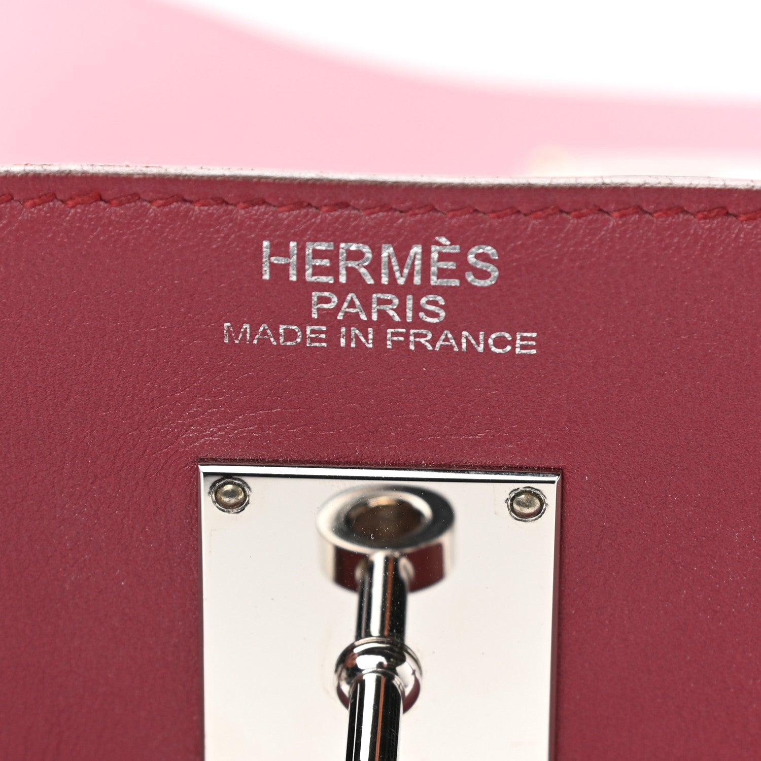 Hermes Veau Sikkim Kelly Relax 50 Boise De Rose 6 of 11