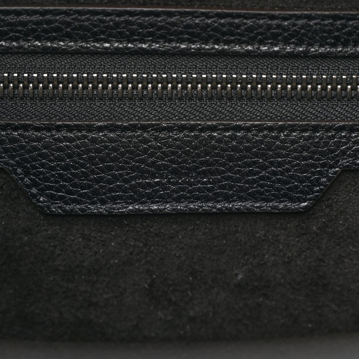 Celine Drummed Calfskin Mini Luggage Black 7 of 13