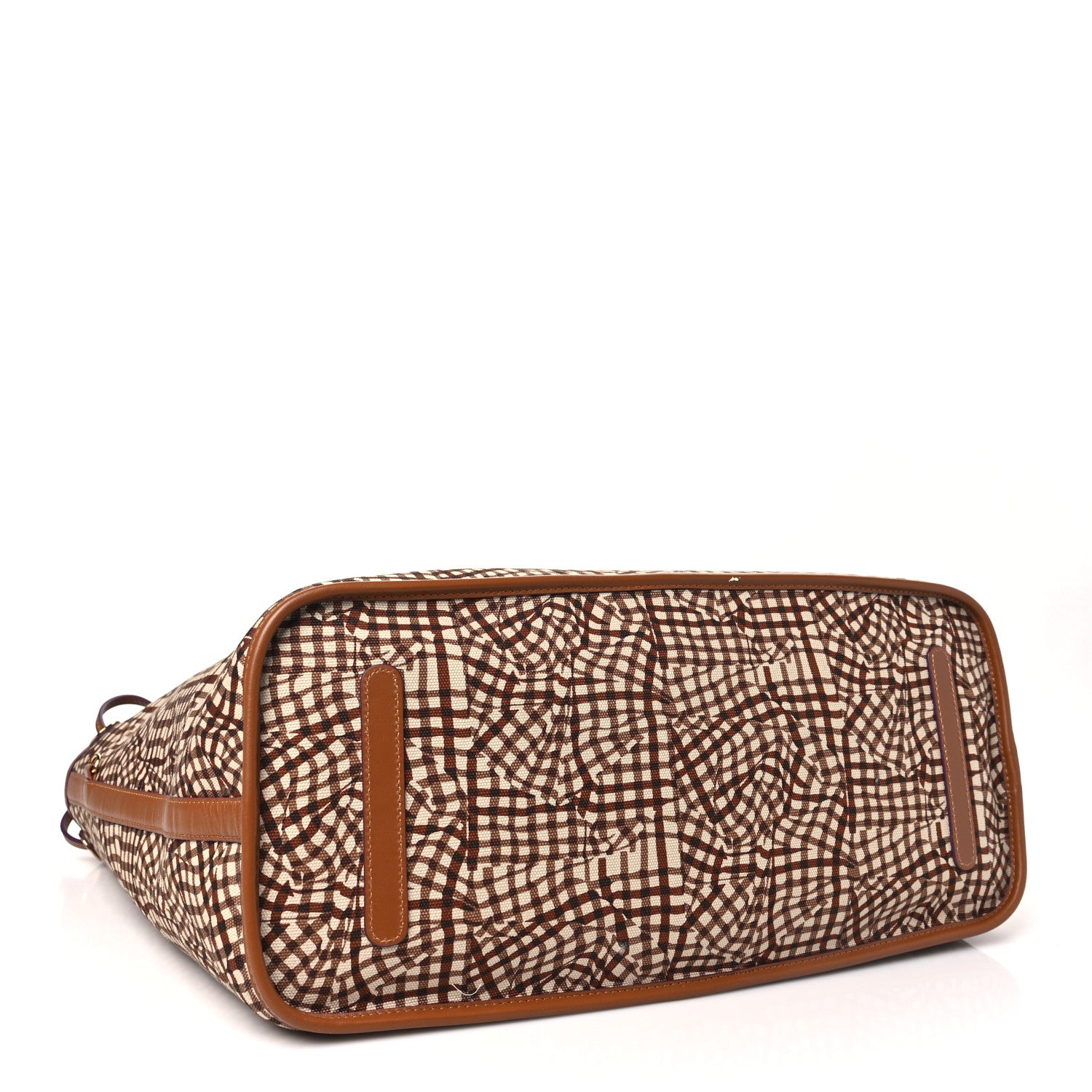 MCM Visetos Large Liz Reversible Shopper Tote Cognac 6 of 15