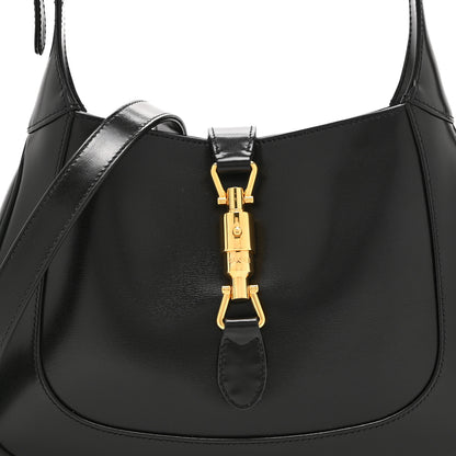 Gucci Boarded Dyana Lux Calfskin Small Jackie 1961 Hobo Black 9 of 11