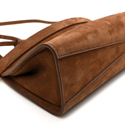 Alaia Nubuck Medium Le Click East West Bag Umber 8 of 9