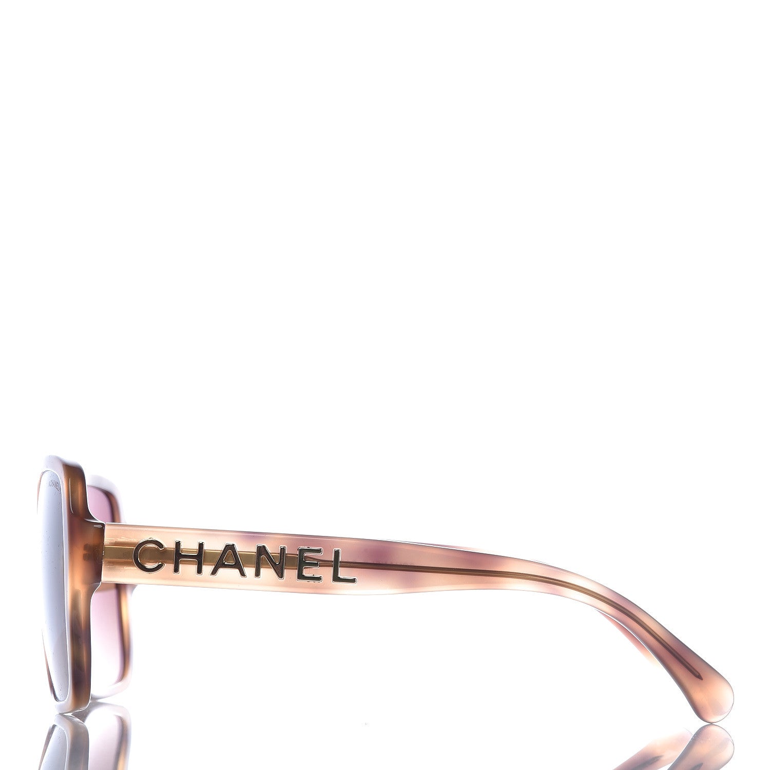 Chanel Acetate Square Sunglasses 5408 Light Tortoise 3 of 8