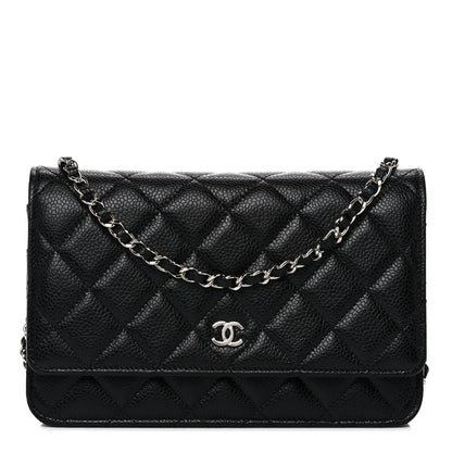 Chanel Caviar Quilted Wallet On Chain WOC Black 1 of 4