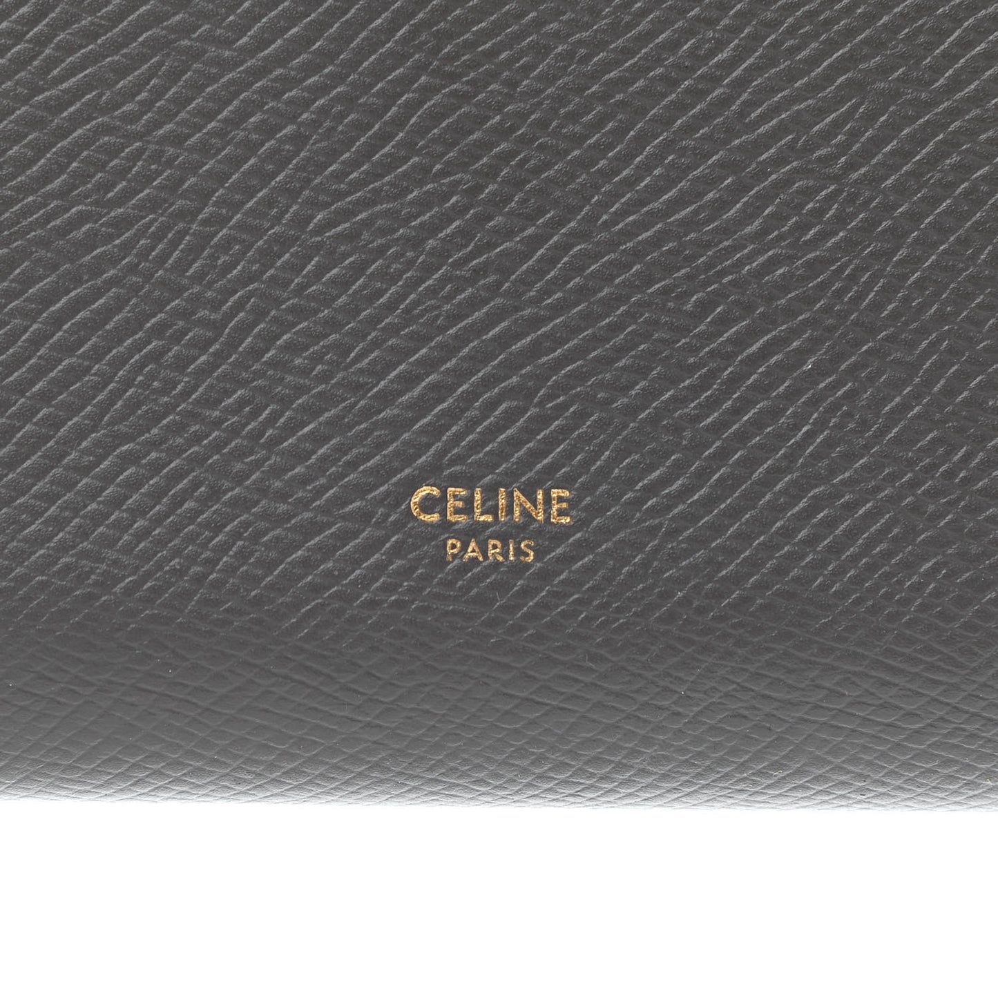 Grained Calfskin Large Multifunction Strap Wallet Grey Vintage Pink