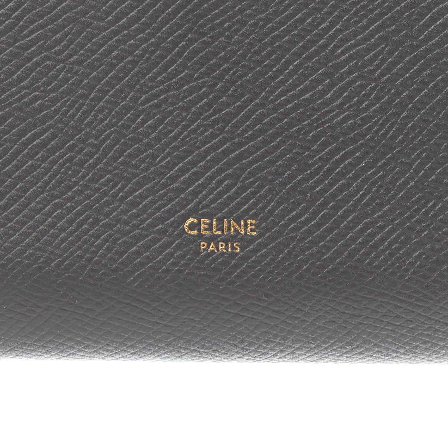 Celine Grained Calfskin Large Multifunction Strap Wallet Grey Vintage Pink 6 of 7