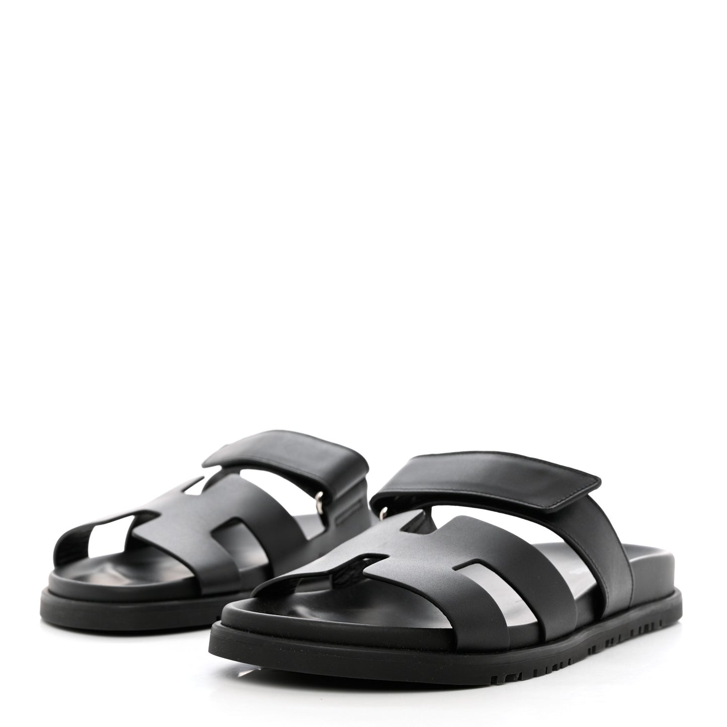 Calfskin Womens Chypre Sandals 38 Black