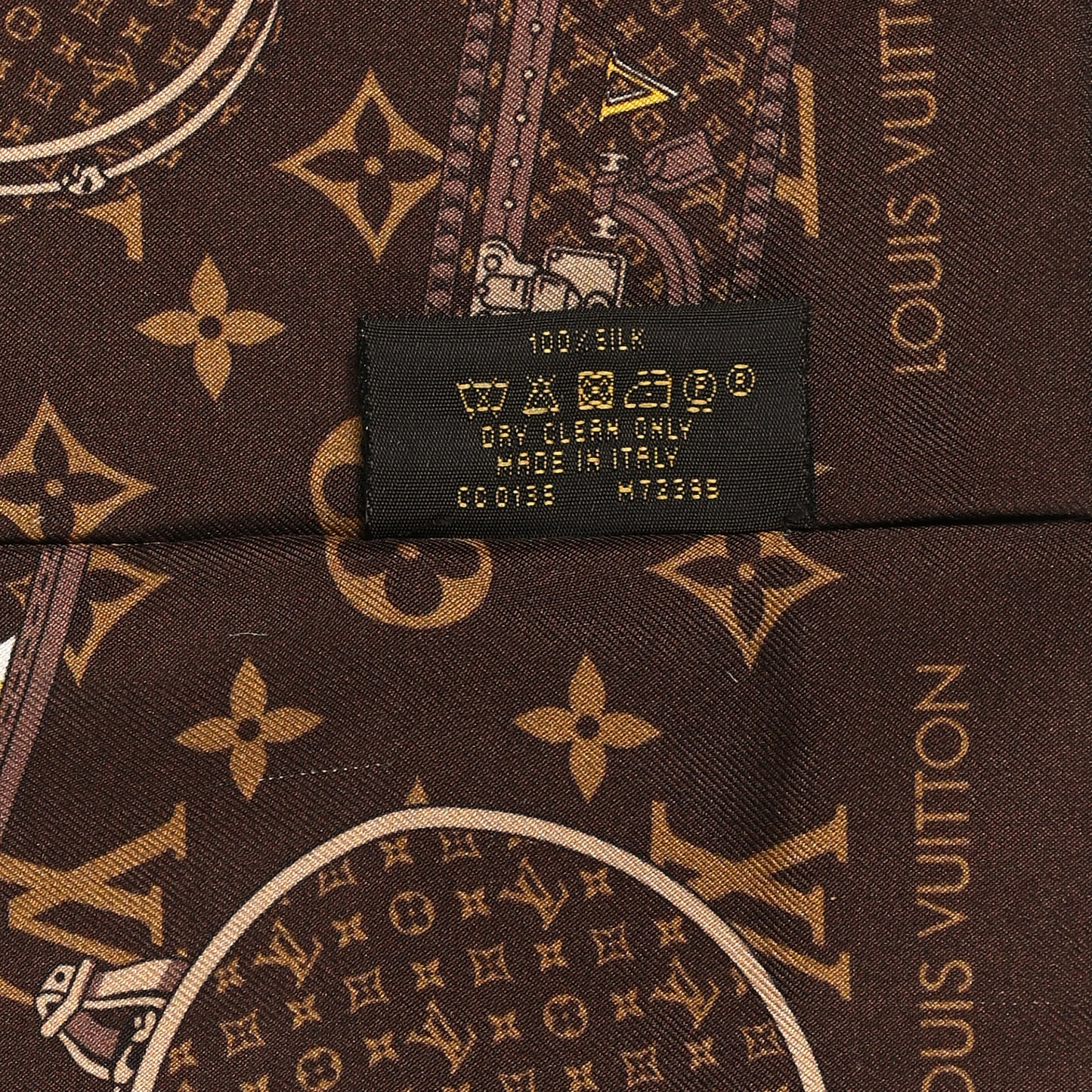 Silk Monogram Trunks Bandeau