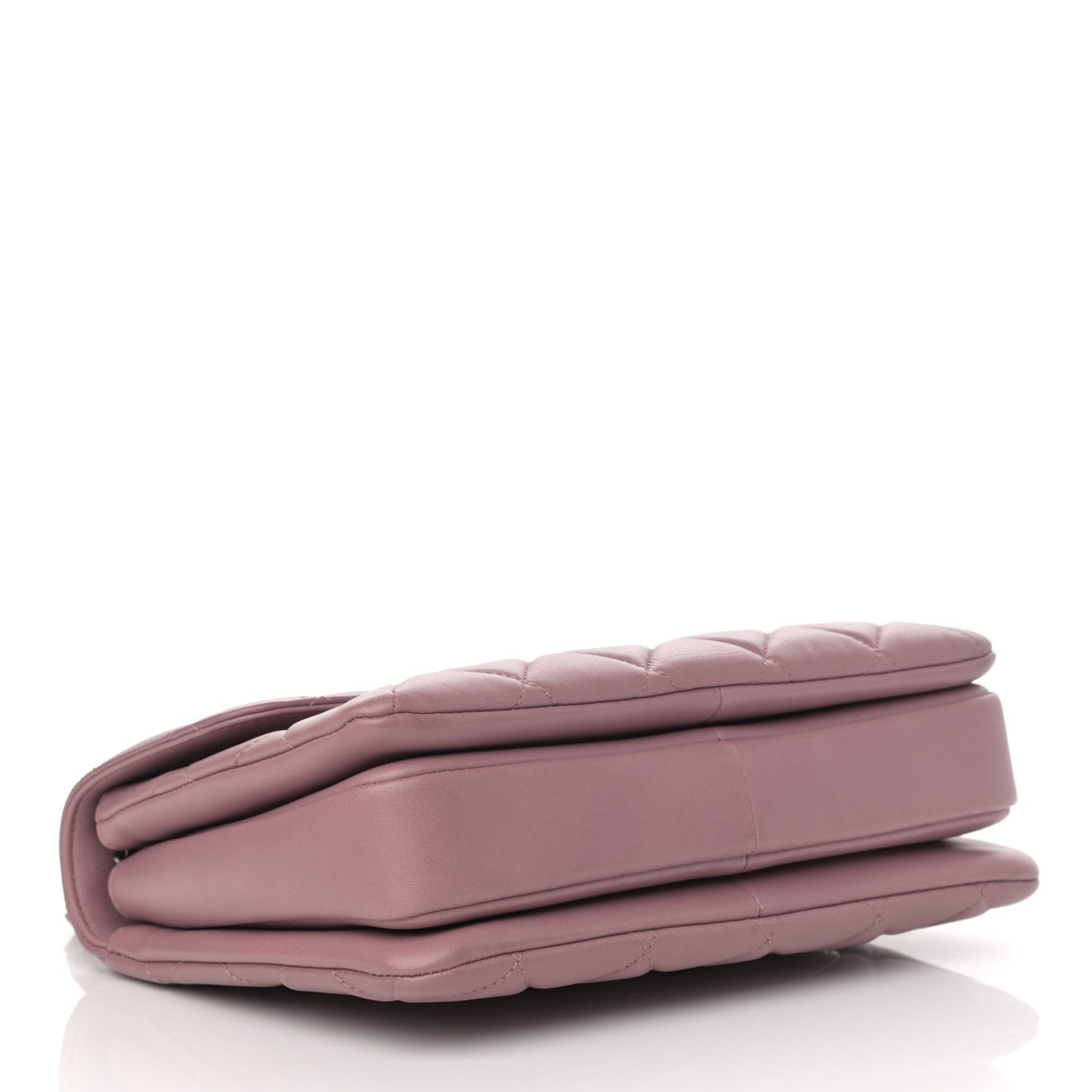 Lambskin Quilted Small Trendy CC Flap Dual Handle Bag Light Pink